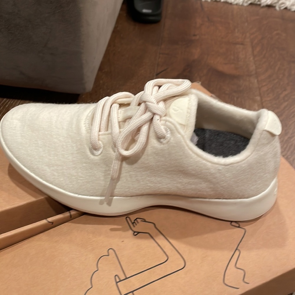 Allbirds Wool Runner Natural White Womens Size 6